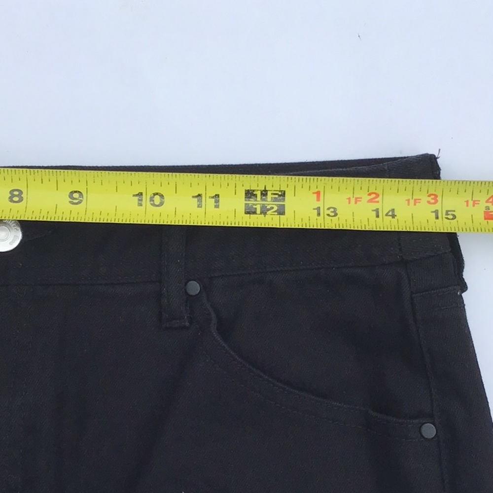 Aritzia Wilfred Free Black Straver Denim Mini Skirt - Picture 4 of 7